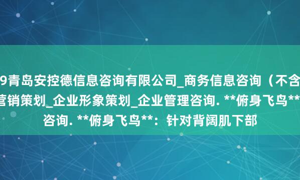 9青岛安控德信息咨询有限公司_商务信息咨询(不含商业秘密)_企业营销策划_企业形象策划_企业管理咨询. **俯身飞鸟**:针对背阔肌下部